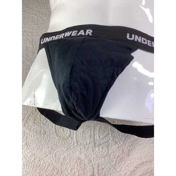 3-Pack Mens Jockstrap Underwear*Gay*Open Rear*XL*Black White Grey*New*NIP - Picture 7 of 8